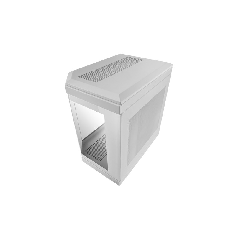 Caja Atx Semitorre Gaming Mars Gaming Mc3t Color Azul Vista Panoramica 3 Paneles De Cristal Templado