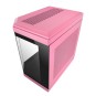 Caja Atx Semitorre Gaming Mars Gaming Mc3t Color Rosa Vista Panoramica 3 Paneles De Cristal Templado