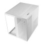 Caja Microatx Cube Gaming Mars Gaming Mcnovam Blanca Doble Panel De Cristal Templado Doble Camara Re