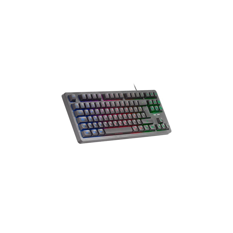 Teclado H-mech Gaming Mars Gaming Mk023 Color Negro Tamaño Compacto Tkl Iluminacion Rgb