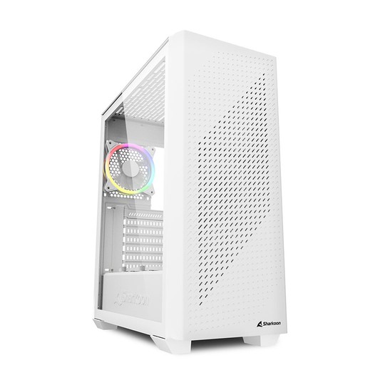 CAJA SHARKOON ATX MIDI VS9 RGB BLANCA