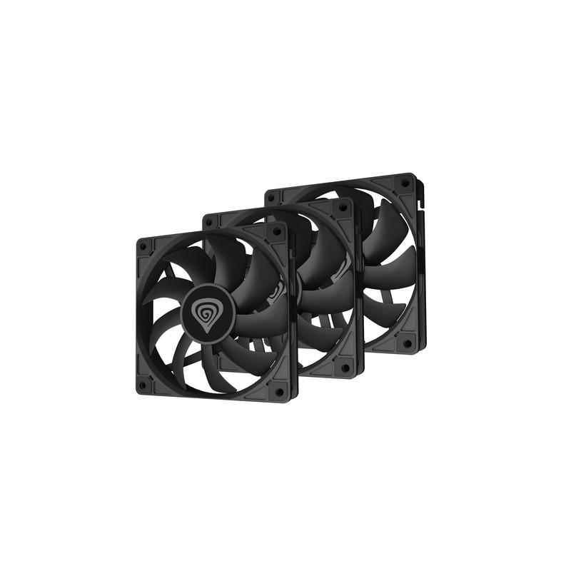 VENTILADOR CAJA GENESIS OXAL 120 NEGRO ALTO RENDIMIENTO 120 MM PACK 3 UDS