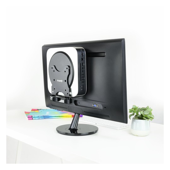 SOPORTE VESA MINI PC TOOQ TCCH0007-B NEGRO 50X50 75X75 100X100