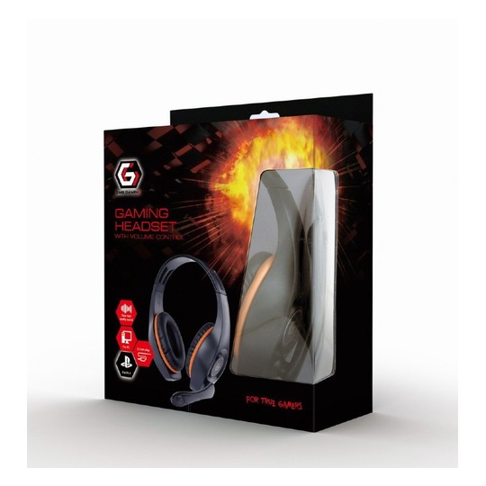 AURICULARES GEMBIRD NARANJA- NEGRO 3,5MM