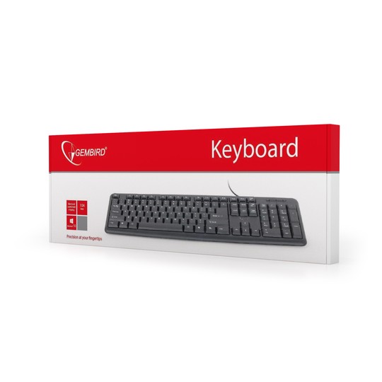 TECLADO GEMBIRD USB NEGRO PORTUGUES