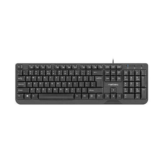 TECLADO NATEC TROUT SLIM NEGRO