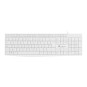TECLADO NATEC NAUTILUS SLIM LAYOUT 106 TECLAS BLANCO