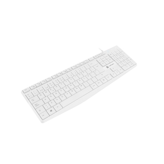 TECLADO NATEC NAUTILUS SLIM LAYOUT 106 TECLAS BLANCO