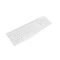 TECLADO NATEC NAUTILUS SLIM LAYOUT 106 TECLAS BLANCO