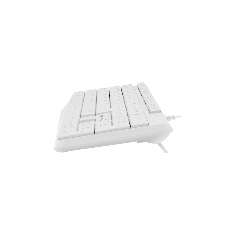 TECLADO NATEC NAUTILUS SLIM LAYOUT 106 TECLAS BLANCO
