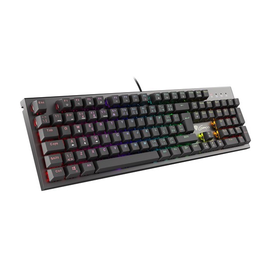 TECLADO GAMING GENESIS THOR 300 RGB PORTUGUES MECANICO RED SWITCH