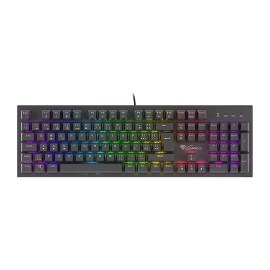 TECLADO GAMING GENESIS THOR 300 RGB PORTUGUES MECANICO RED SWITCH