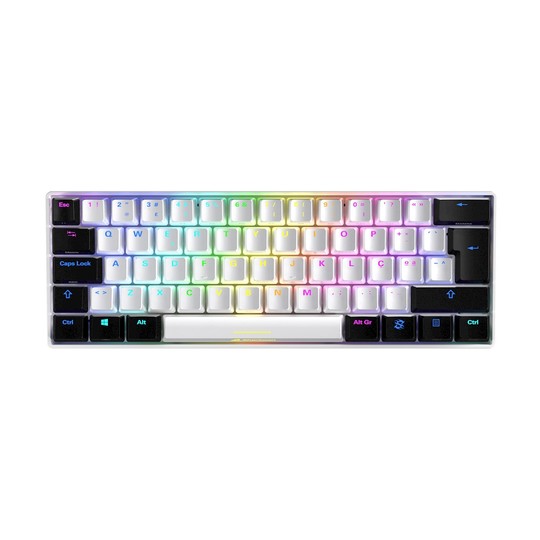 TECLADO GAMING SHARKOON SKILLER SGK50 S4 KAILH RED BLANCO PT