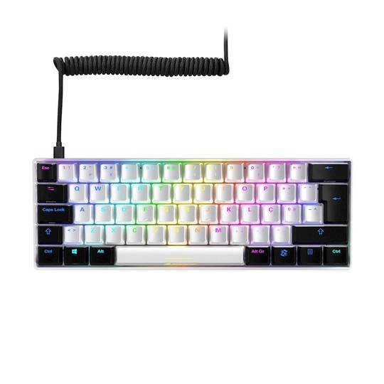 TECLADO GAMING SHARKOON SKILLER SGK50 S4 KAILH RED BLANCO PT