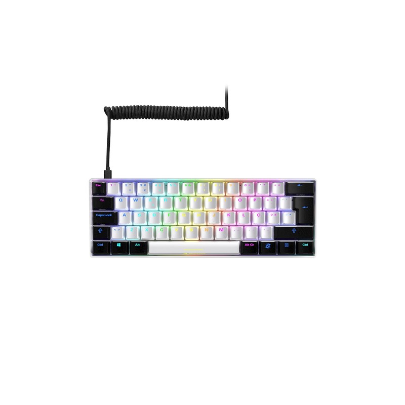 TECLADO GAMING SHARKOON SKILLER SGK50 S4 KAILH RED BLANCO PT