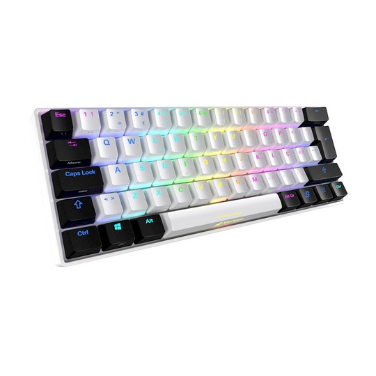 TECLADO GAMING SHARKOON SKILLER SGK50 S4 KAILH RED BLANCO PT