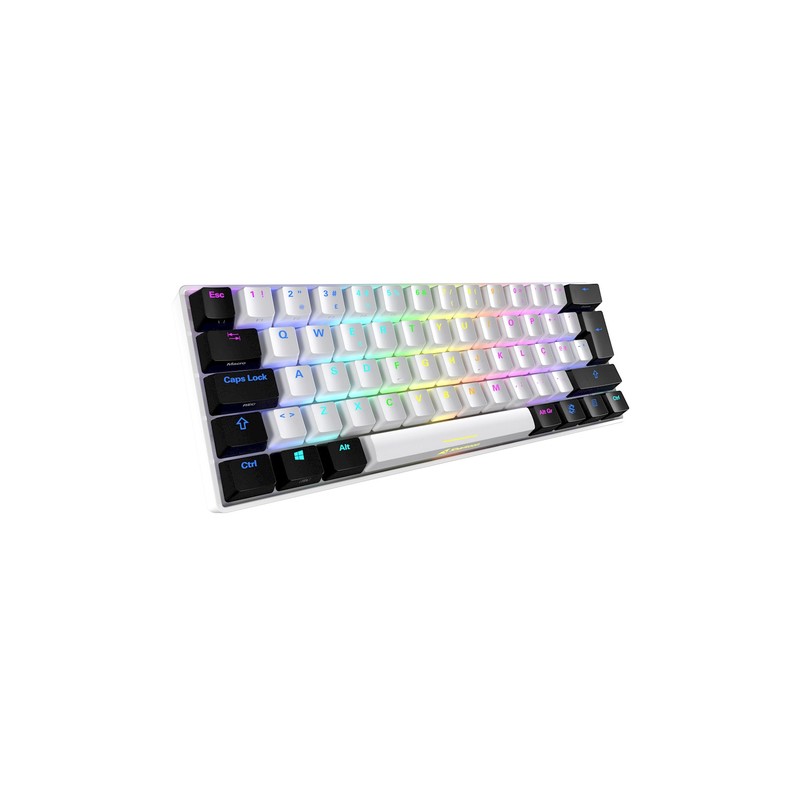 TECLADO GAMING SHARKOON SKILLER SGK50 S4 KAILH RED BLANCO PT