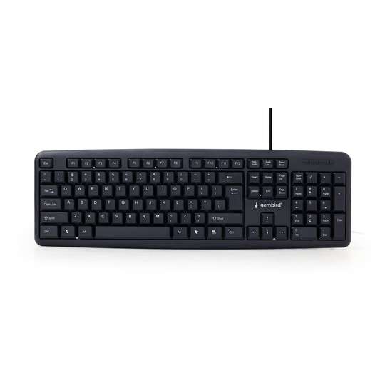 TECLADO GEMBIRD USB NEGRO DISEÑO EEUU