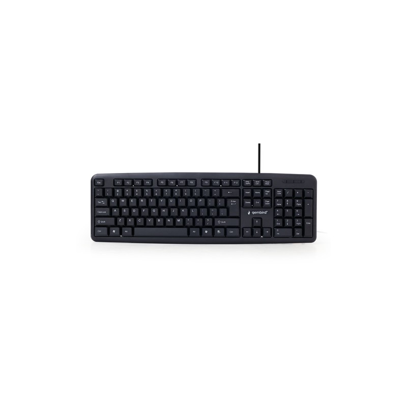 TECLADO GEMBIRD USB NEGRO DISEÑO EEUU