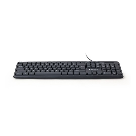 TECLADO GEMBIRD USB NEGRO DISEÑO EEUU
