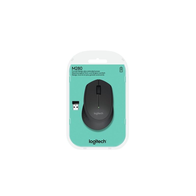RATON LOGITECH M280 INALAMBRICO NEGRO