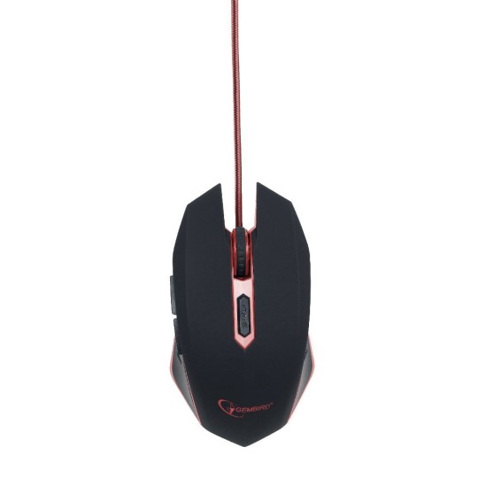 RATON GAMING GEMBIRD USB NEGRO/ROJO