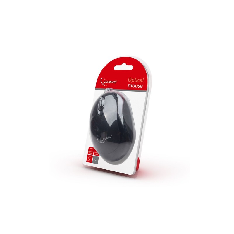 RATON OPTICO GEMBIRD USB 1000 DPI NEGRO 3 BOTONES