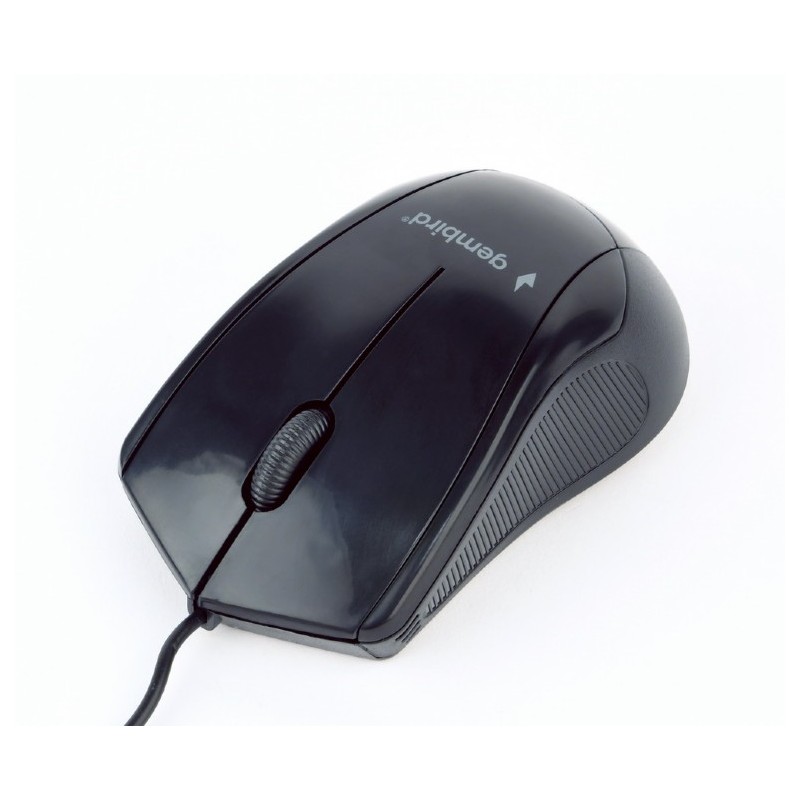 RATON GEMBIRD USB 1000 DPI  NEGRO 3 BOTONES