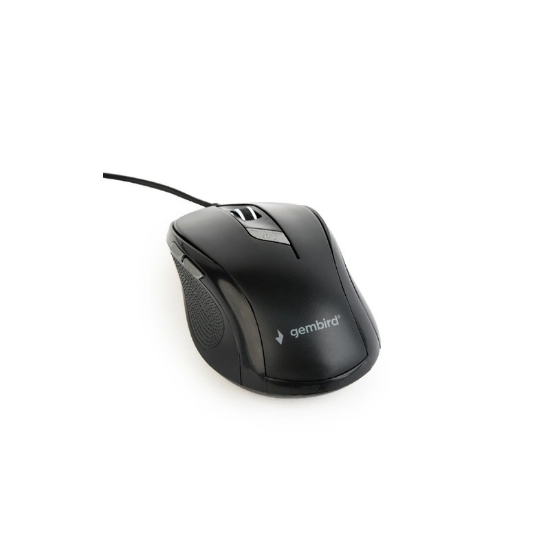 RATON GEMBIRD USB NEGRO 6 BOTONES