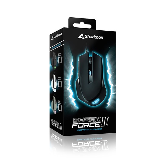 RATON GAMING SHARKOON SHARK FORCE II NEGRO USB