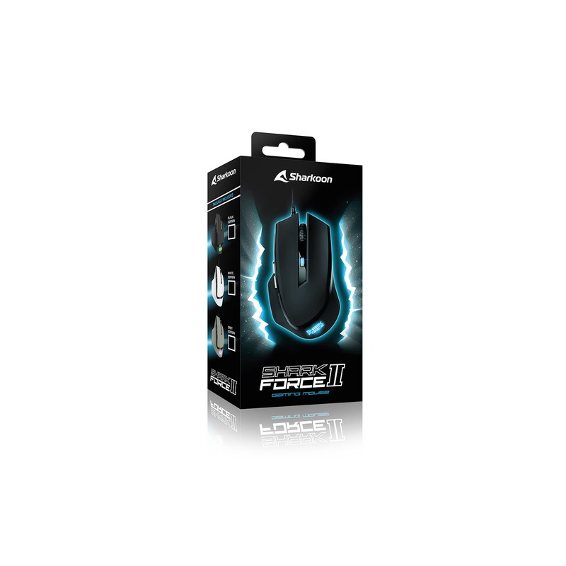 RATON GAMING SHARKOON SHARK FORCE II NEGRO USB