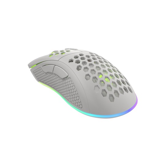 RATON GAMING GENESIS KRYPTON 555 RGB SENSOR PMW3333 8000 DPI BLANCO