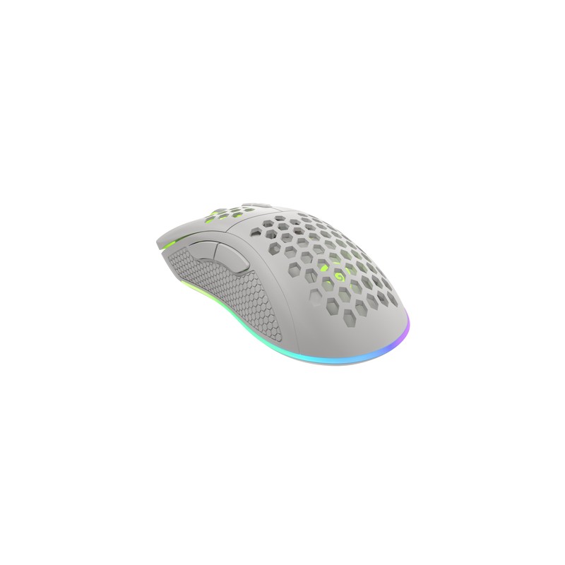 RATON GAMING GENESIS KRYPTON 555 RGB SENSOR PMW3333 8000 DPI BLANCO