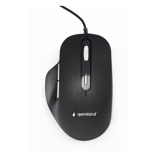 RATON GEMBIRD WIRED OPTICAL LED USB NEGRO