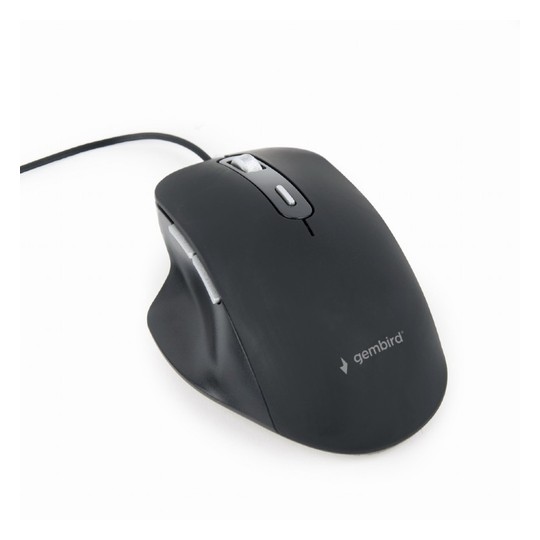 RATON GEMBIRD WIRED OPTICAL LED USB NEGRO