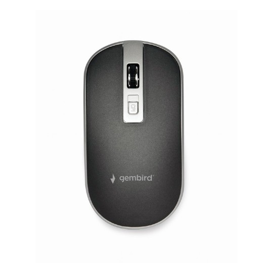 RATON GEMBIRD WIRELESS OPTICAL BLACK SILVER