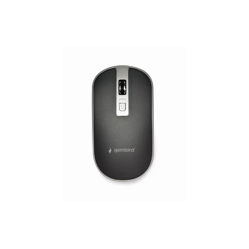 RATON GEMBIRD WIRELESS OPTICAL BLACK SILVER