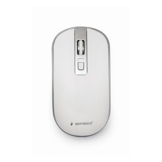 RATON GEMBIRD WIRELESS OPTICAL WHITE SILVER