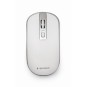 RATON GEMBIRD WIRELESS OPTICAL WHITE SILVER