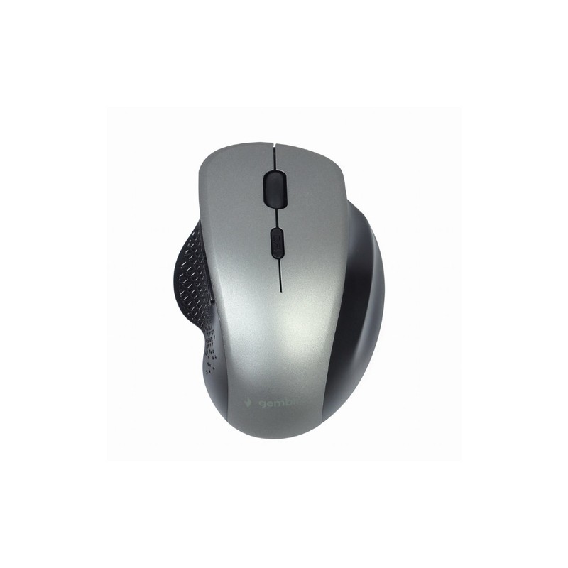 RATON GEMBIRD 6 BOTONES WIRELESS OPTICAL NEGRO SPACE GREY