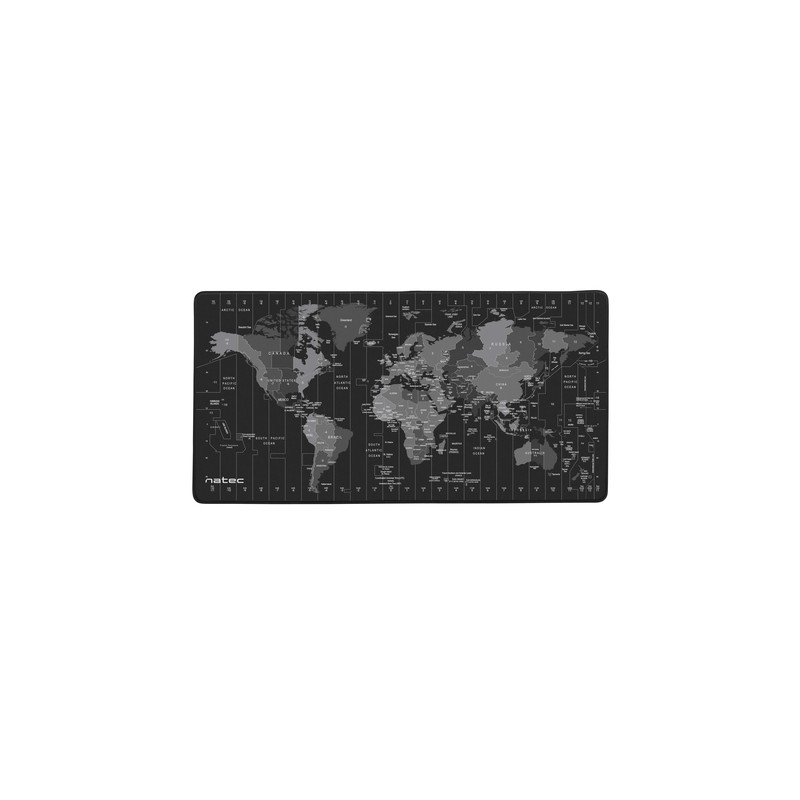 ALFOMBRILLA NATEC TIME ZONE MAP MAXI 800X400 MM