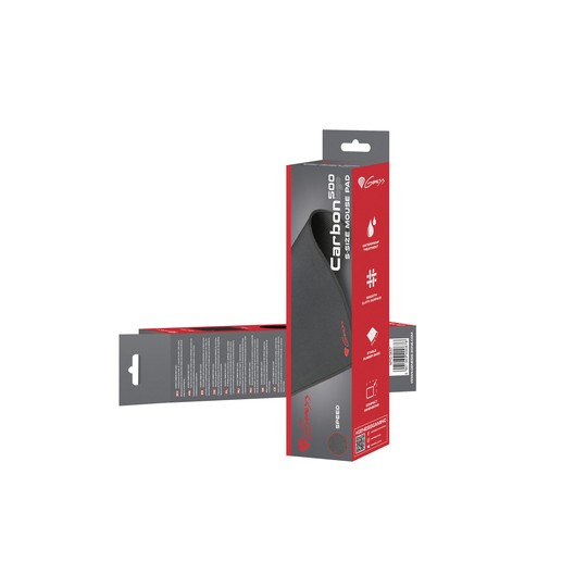 ALFOMBRILLA GAMING GENESIS CARBON 500 S LOGO 250X210 MM