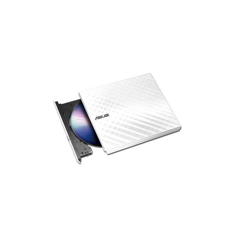 LECTOR GRABADOR CD DVD SLIM ASUS SDRW-08D2S-U EXTERNO BLANCO
