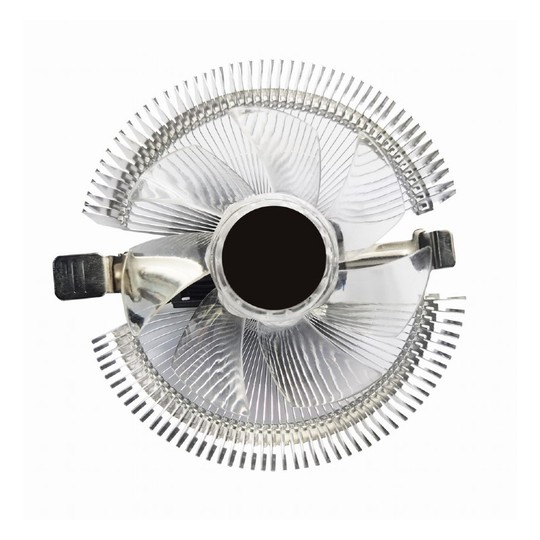 VENTILADOR DE REFRIGERACION GEMBIRD   DE CPU 9 CM 55 W LED AZUL 4 PIN