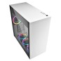 CAJA SHARKOON PURE STEEL ATX 2XUSB3.0 RGB SIN FUENTE BLANCO