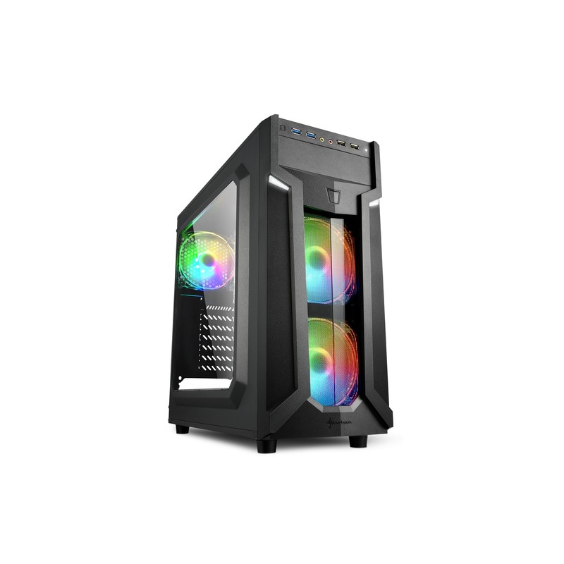CAJA ATX SHARKOON VG6-W RGB 2XUSB3.0 SIN FUENTE