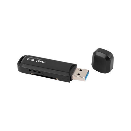 LECTOR DE TARJETAS NATEC USB 3.0 SCARAB 2 SD/MICRO SD NEGRO
