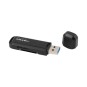 LECTOR DE TARJETAS NATEC USB 3.0 SCARAB 2 SD/MICRO SD NEGRO
