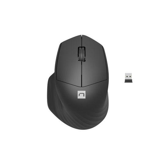 RATON NATEC SISKIN 2 INALAMBRICO 1600 DPI BLUETOOTH 5.0 + 2.4GHZ NEGRO