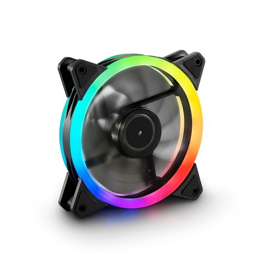 VENTILADOR CAJA SHARKOON SHARK BLADES FAN 120X120X 25,5 MM RGB LED